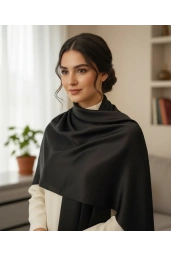 ARMANDA-İPEK ŞAL SİYAH