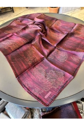 ARMİNE-%100 İPEK EŞARP BORDO