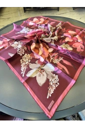 ARMİNE-%100 İPEK EŞARP BORDO