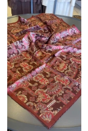 ARMİNE-% 100 İPEK EŞARP BORDO