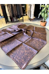 ARMİNE-%100 İPEK EŞARP KAHVE