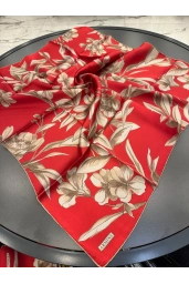 ARMİNE-%100 İPEK EŞARP KIRMIZI