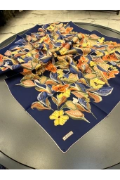 ARMİNE-%100 İPEK EŞARP LACİVERT