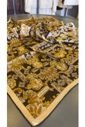 ARMİNE-% 100 İPEK EŞARP SİYAH