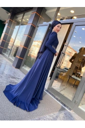 FERİHA SARIOĞLU-GECE ABİYE LACİVERT