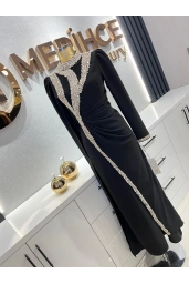 FERİHA SARIOĞLU-NEHİR ABİYE SİYAH