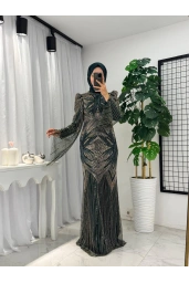 GAMZE ÖZKUL DİLAN ABİYE YEŞİL