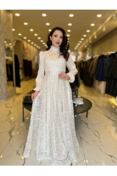 GAMZE ÖZKUL-İNCİ ABİYE BEJ