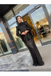 GAMZE ÖZKUL JADE ABİYE SİYAH