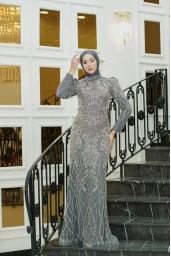 GAMZE ÖZKUL SENA ABİYE ANTRASİT