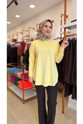 MAGAZİN-İNCE ÖRME TRİKO SARI