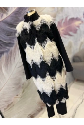 MATEKS-ANGORA DETAYLI KAŞE KABAN EKRU