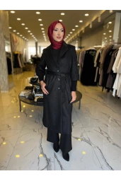 MATEKS-KOLLARI TRİKOLU KAŞE KABAN SİYAH