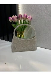 MERİHCE-ABİYE ÇANTA GÜMÜŞ