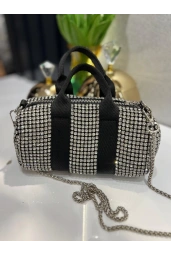 MERİHCE-TAŞLI ABİYE ÇANTA SİYAH