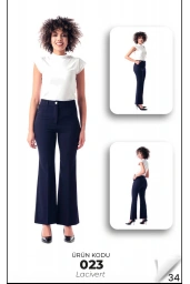 MODİVA-İSPANYOL PAÇA PANTOLON LACİVERT