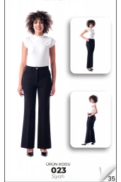 MODİVA-İSPANYOL PAÇA PANTOLON SİYAH