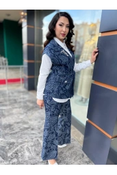 MY312-İSPANYOL PAÇA DENİM PANTOLON LACİVERT