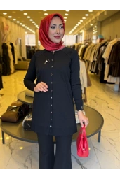 NİLİWİ-MİDİ BOY BALON HIRKA SİYAH