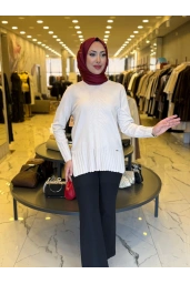 NİLİWİ-ÖNÜ VEREV YÜRÜTMELİ TUNİK BEJ