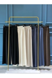 SENTEZ-NERVÜRLÜ GENİŞ PAÇA EKRU