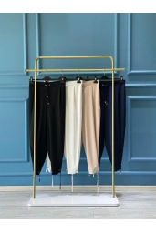 SENTEZ-PAÇASI KAPSÜLLÜ ŞALVAR PANT. BEYAZ