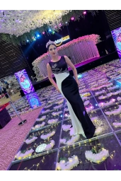 SERİN-BALIK ABİYE ELBİSE SİYAH