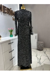 TUAY-PULPAYET ABİYE ELBİSE ANTRASİT