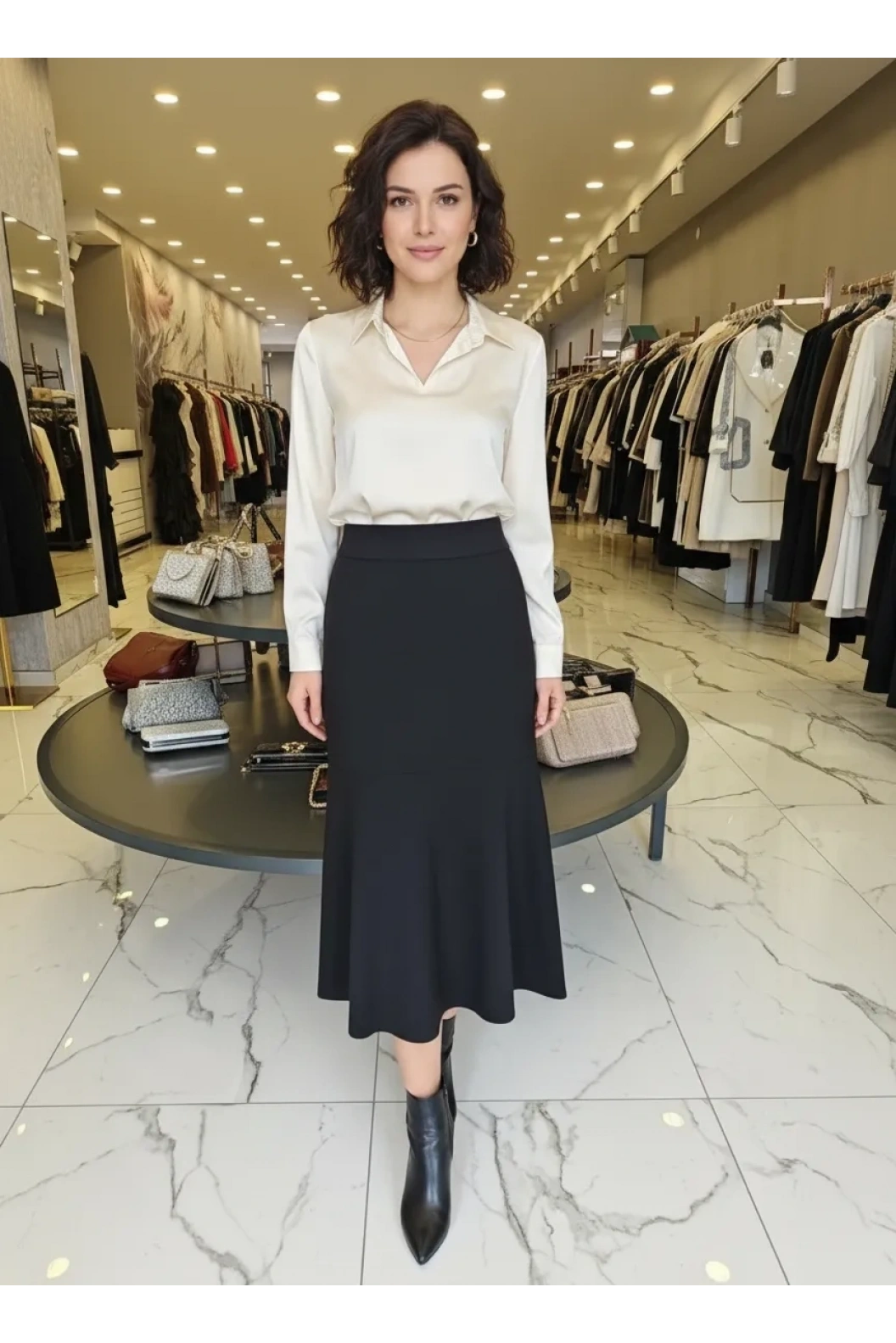 SENTEZ-NEVADAĞ BALIK ETEK SİYAH