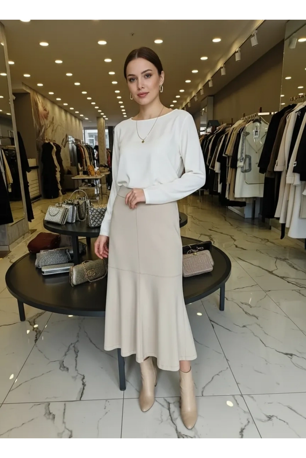 SENTEZ-NEVADAĞ BALIK ETEK BEJ