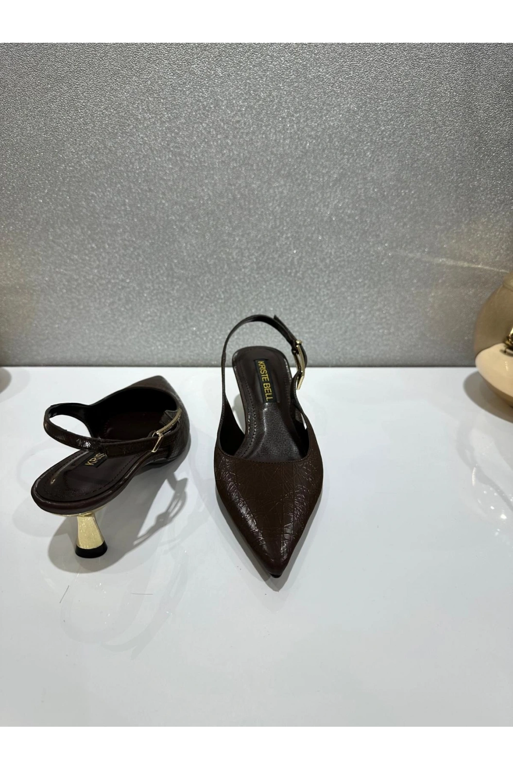 KRISTE-BELL-BAYAN STİLETTO KAHVE