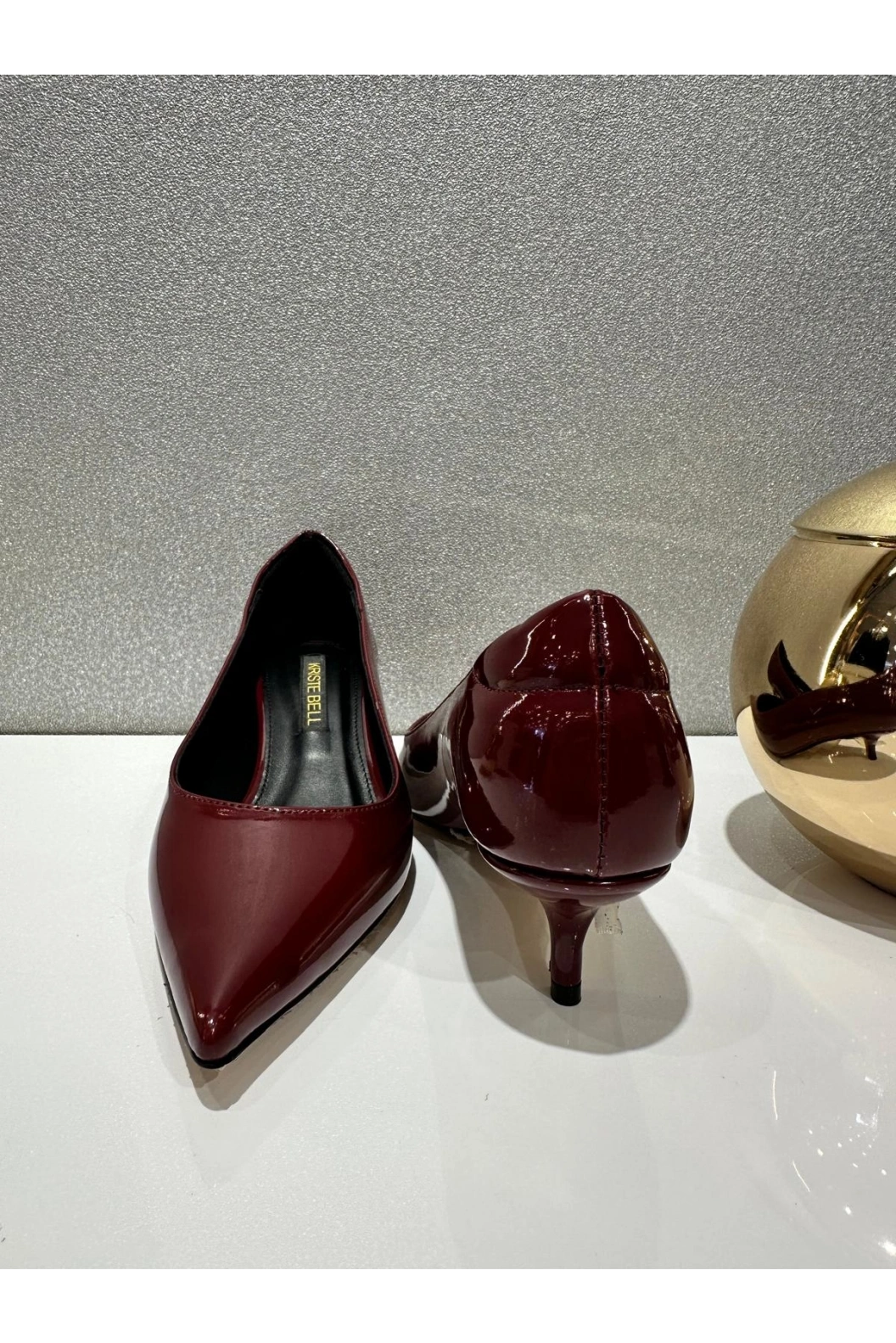 KRISTE-BELL-BAYAN STİLETTO BORDO