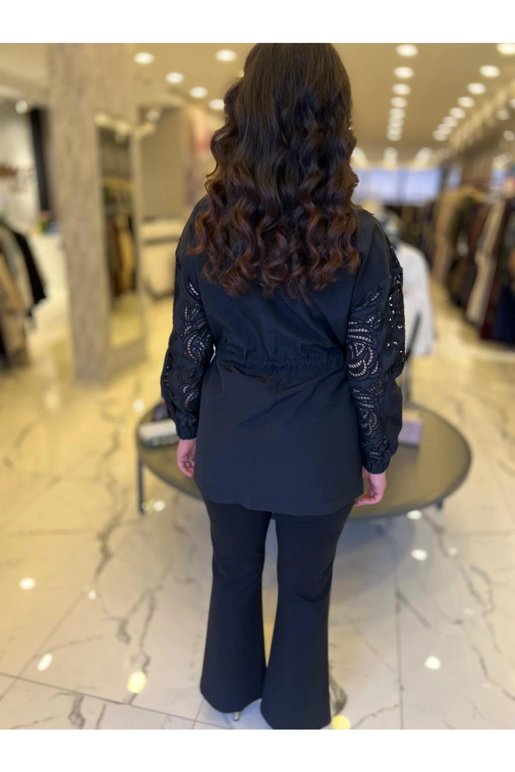 MY312-CEBİ TAŞLI CEKET SİYAH