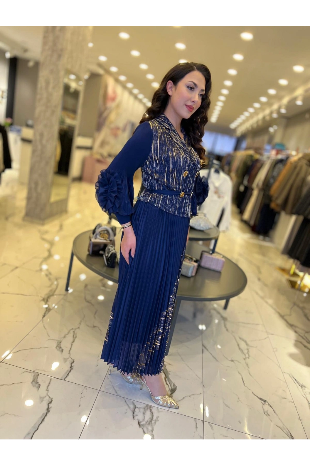 İTHAL-AKARDİON ELİSE LACİVERT