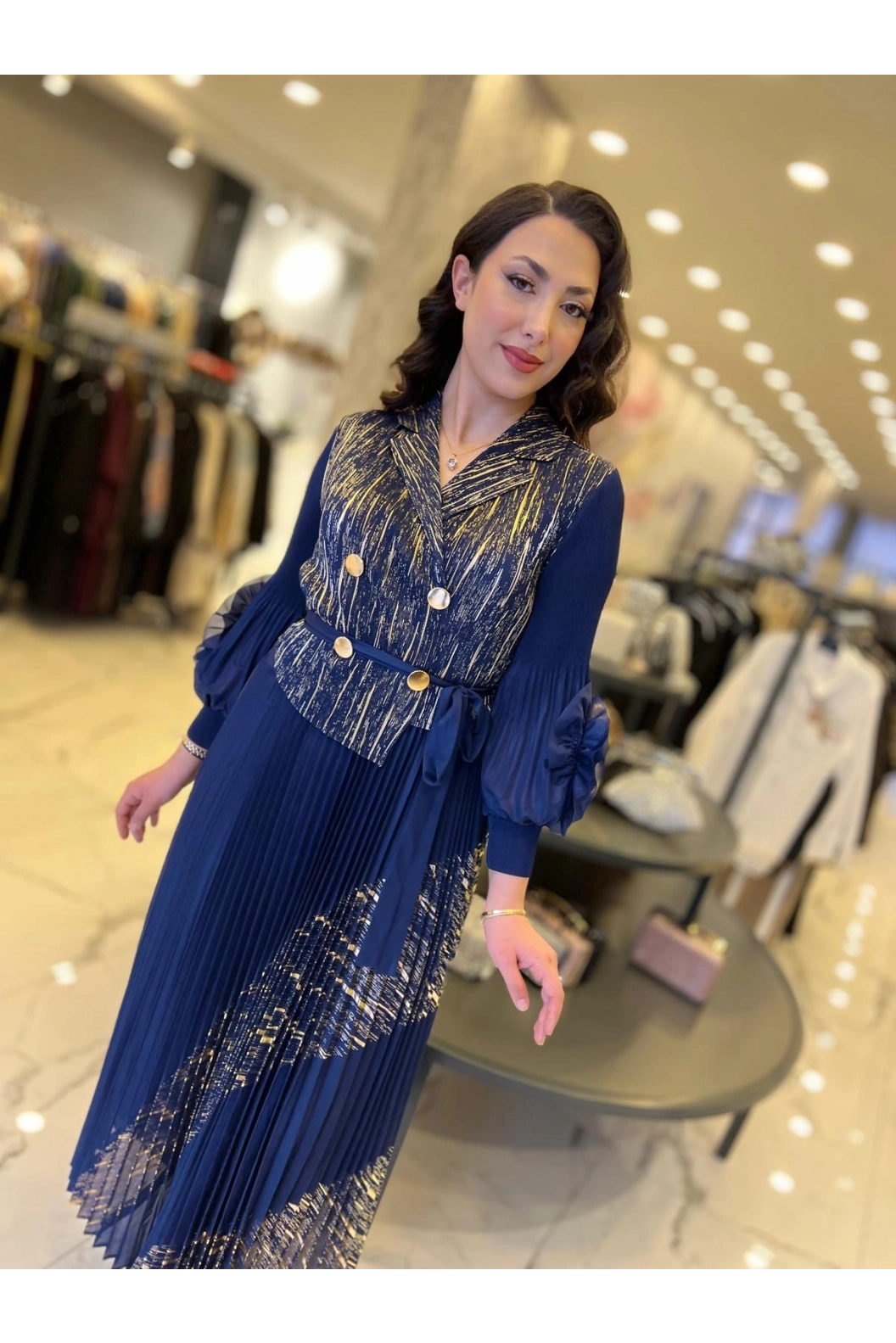 İTHAL-AKARDİON ELİSE LACİVERT