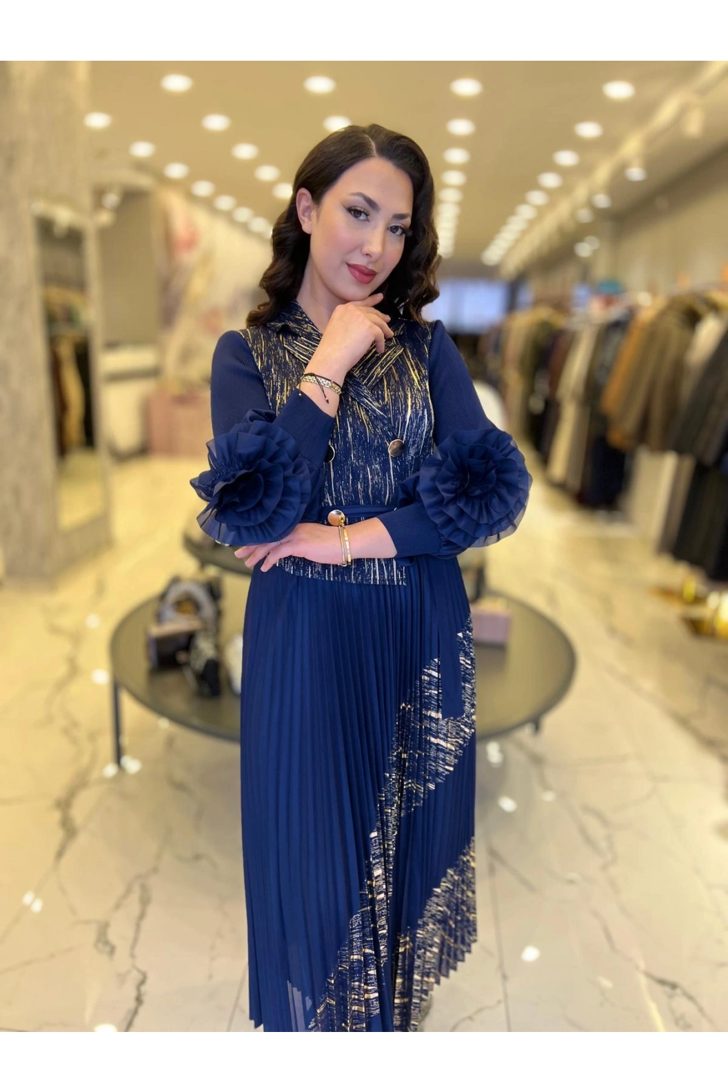 İTHAL-AKARDİON ELİSE LACİVERT