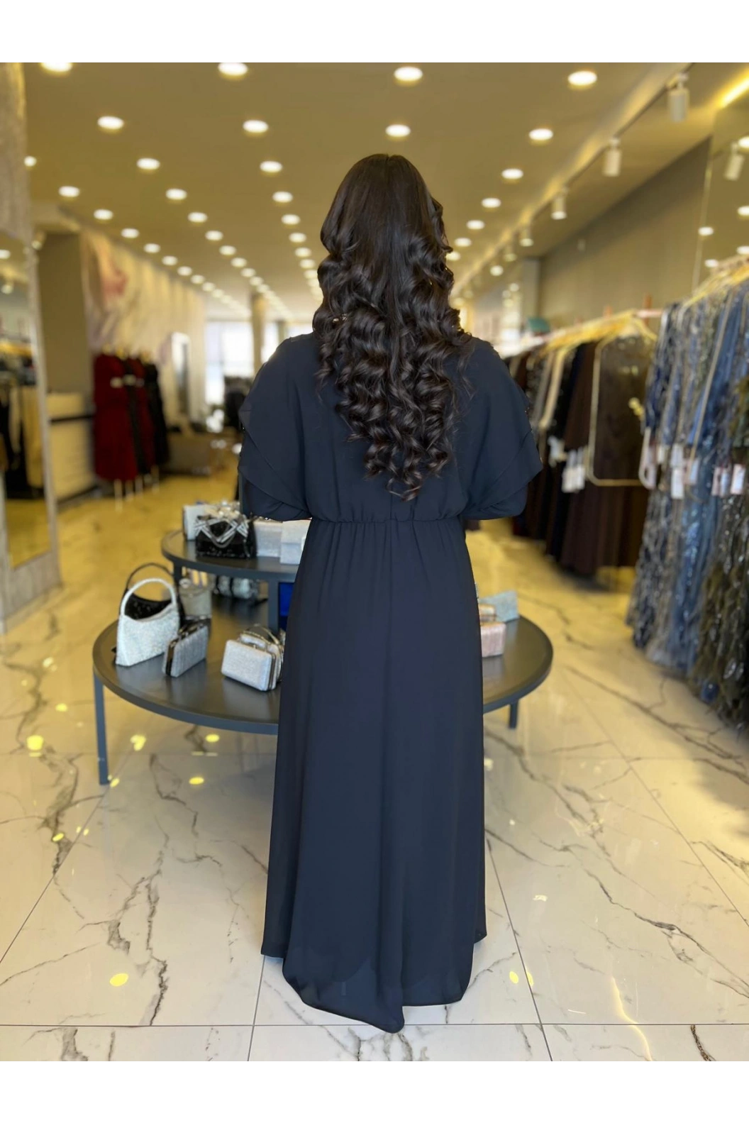 SOLİS-TAŞLI TULUM SİYAH