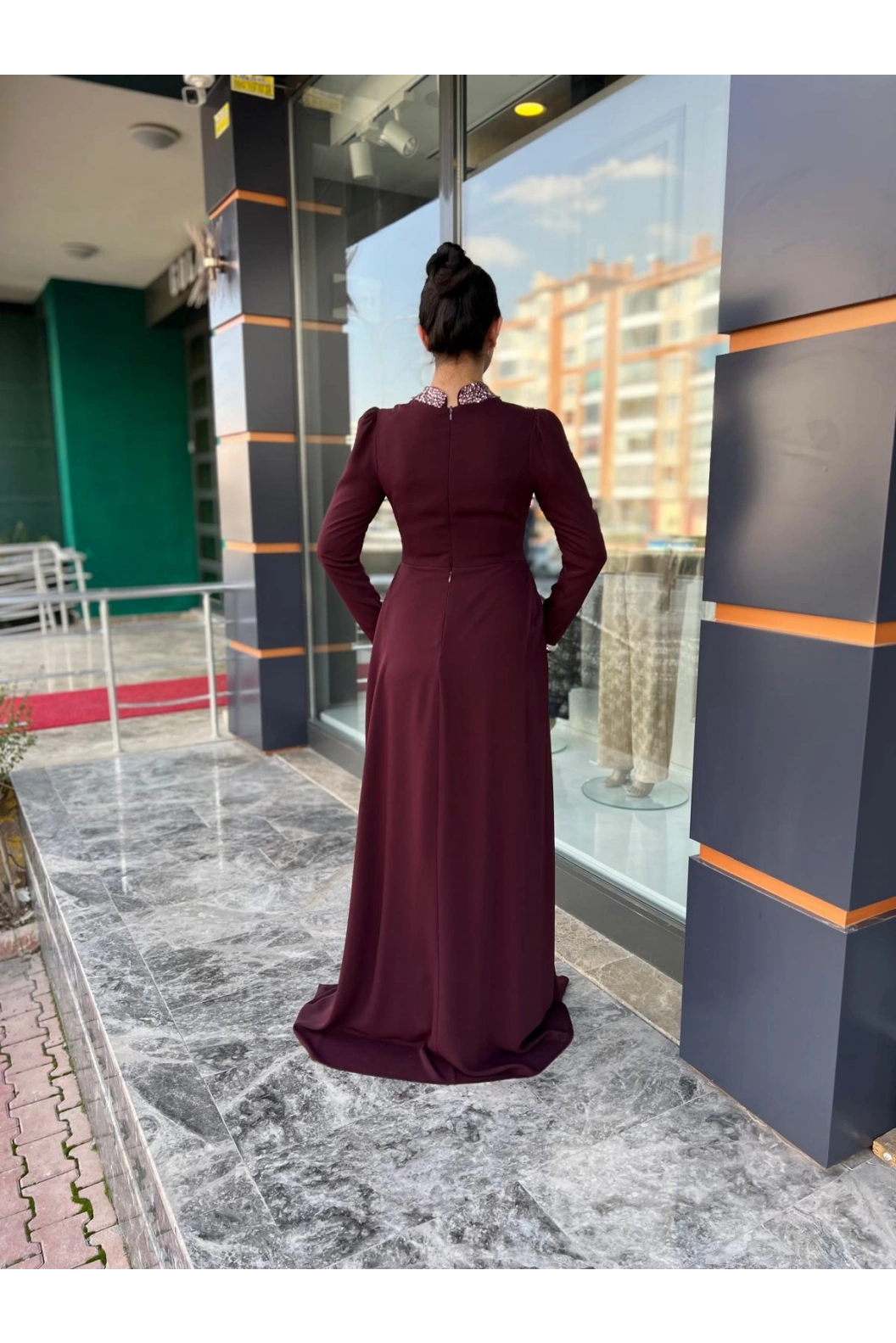 FERİHA SARIOĞLU-AYÇA ABİYE BORDO