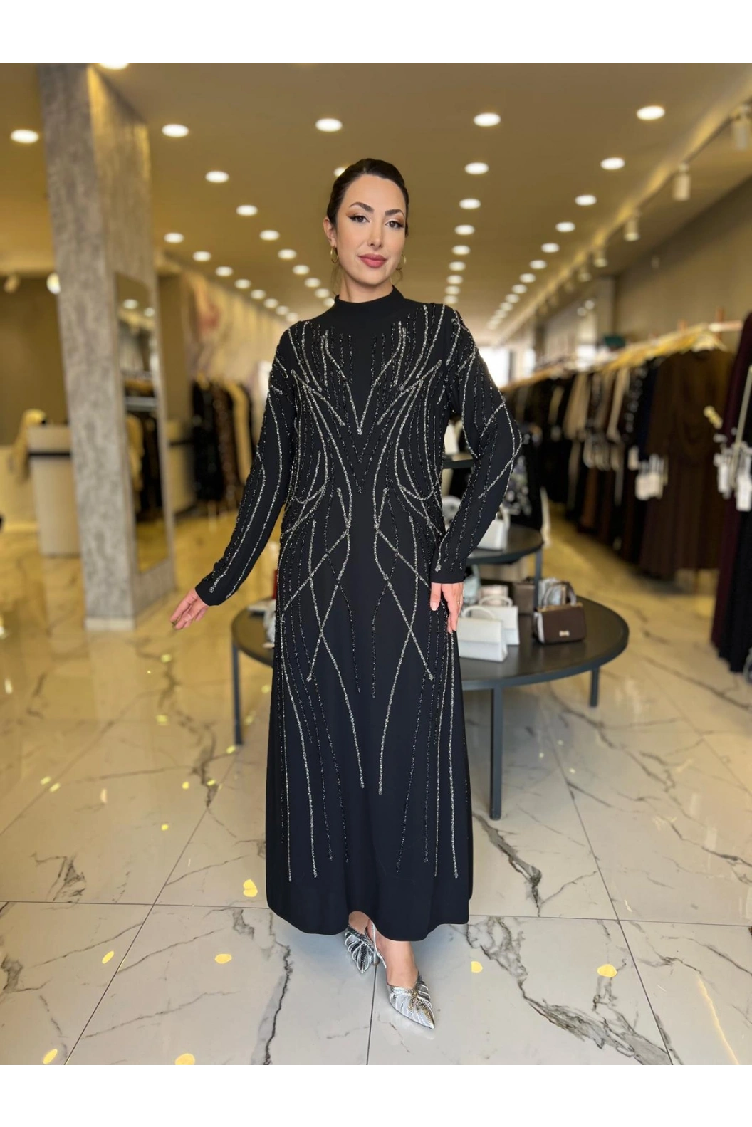 BEYOĞLU-BÜYÜK BEDEN ABİYE SİYAH