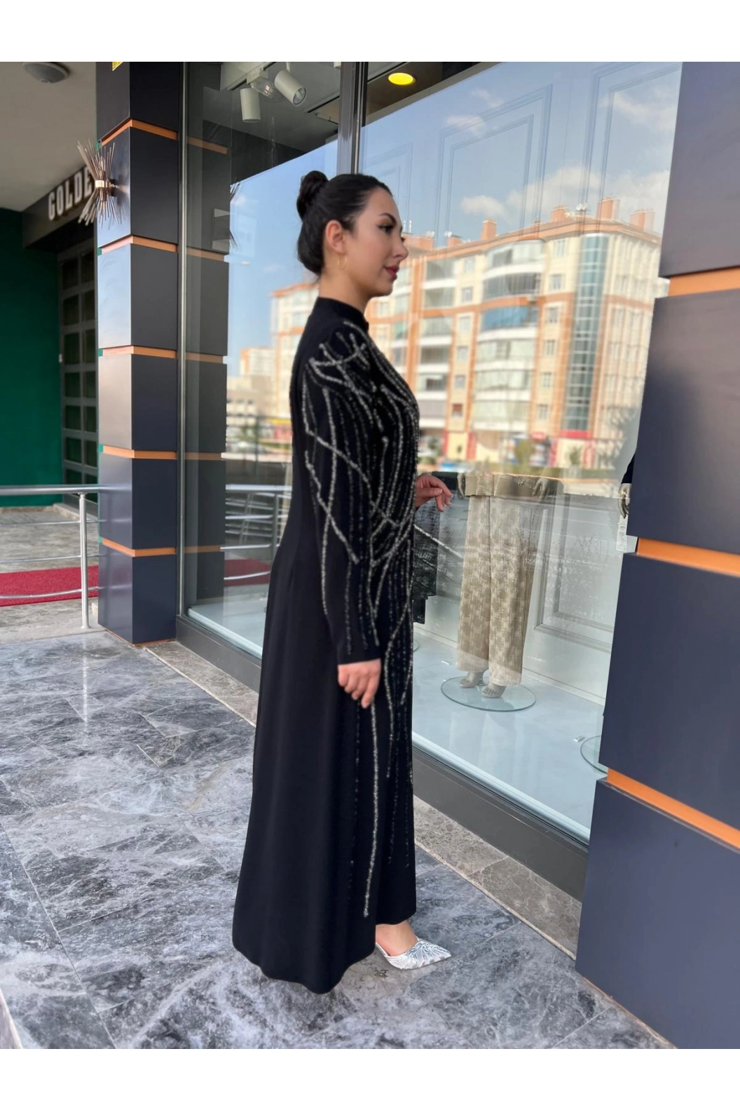 BEYOĞLU-BÜYÜK BEDEN ABİYE SİYAH