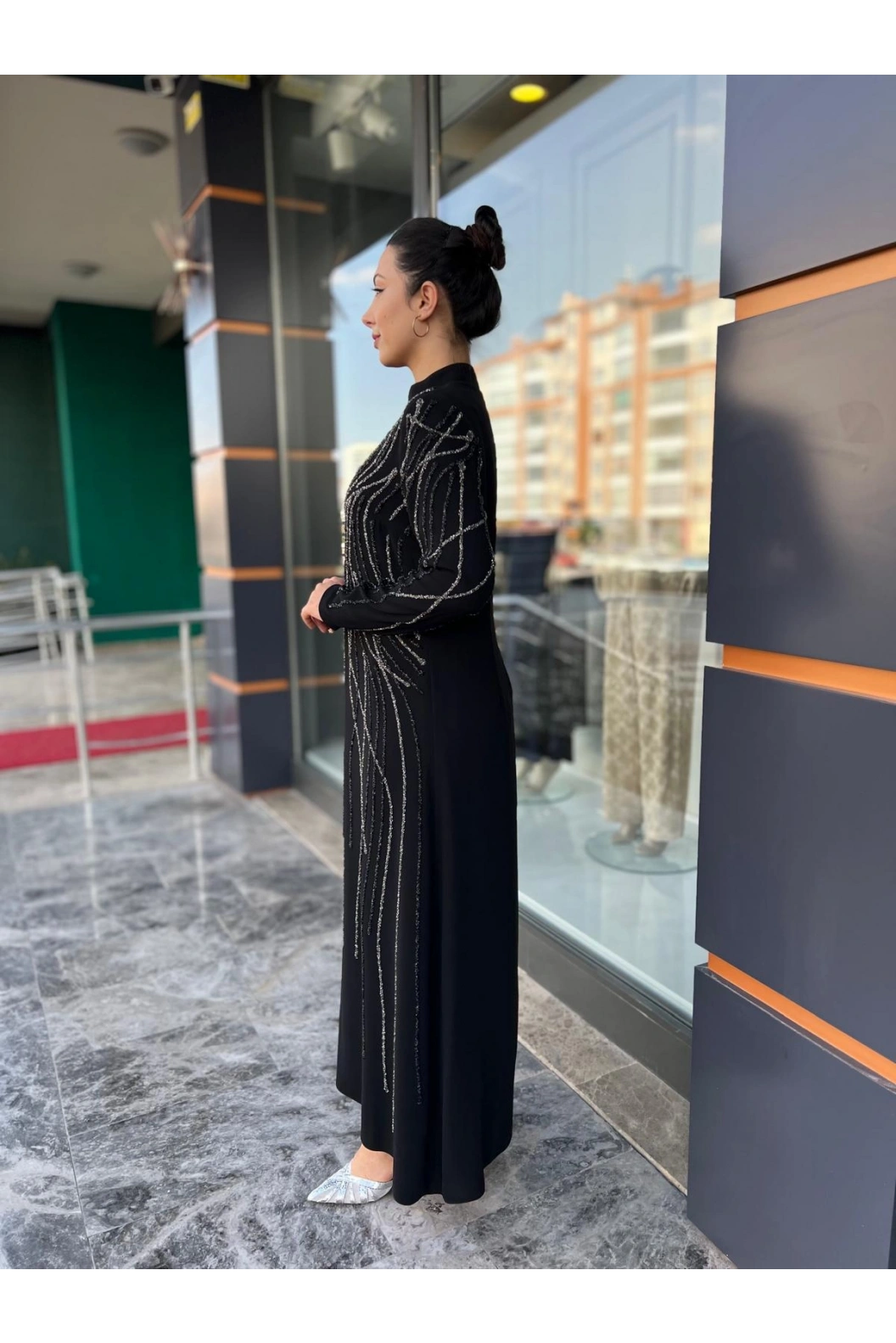 BEYOĞLU-BÜYÜK BEDEN ABİYE SİYAH