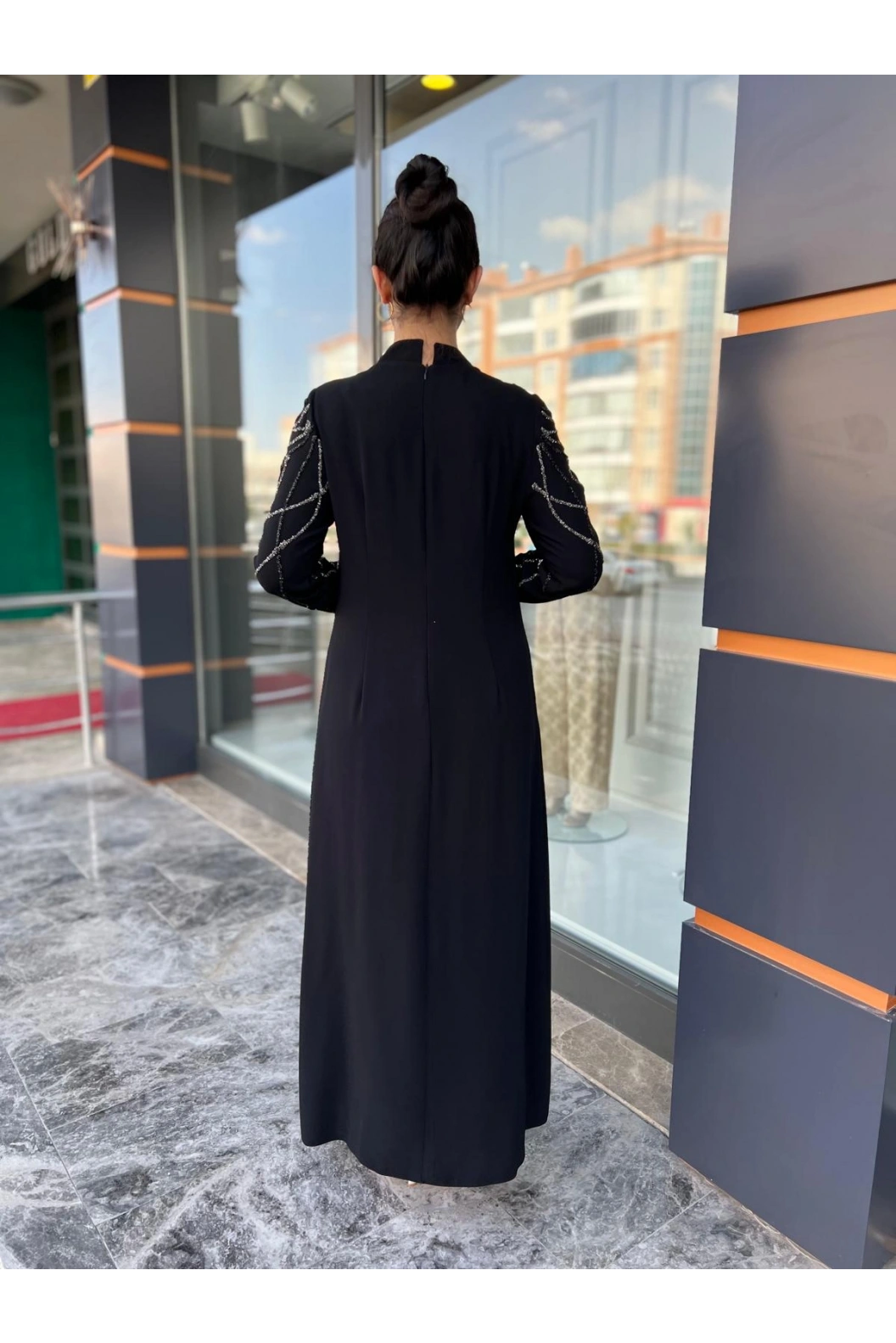 BEYOĞLU-BÜYÜK BEDEN ABİYE SİYAH