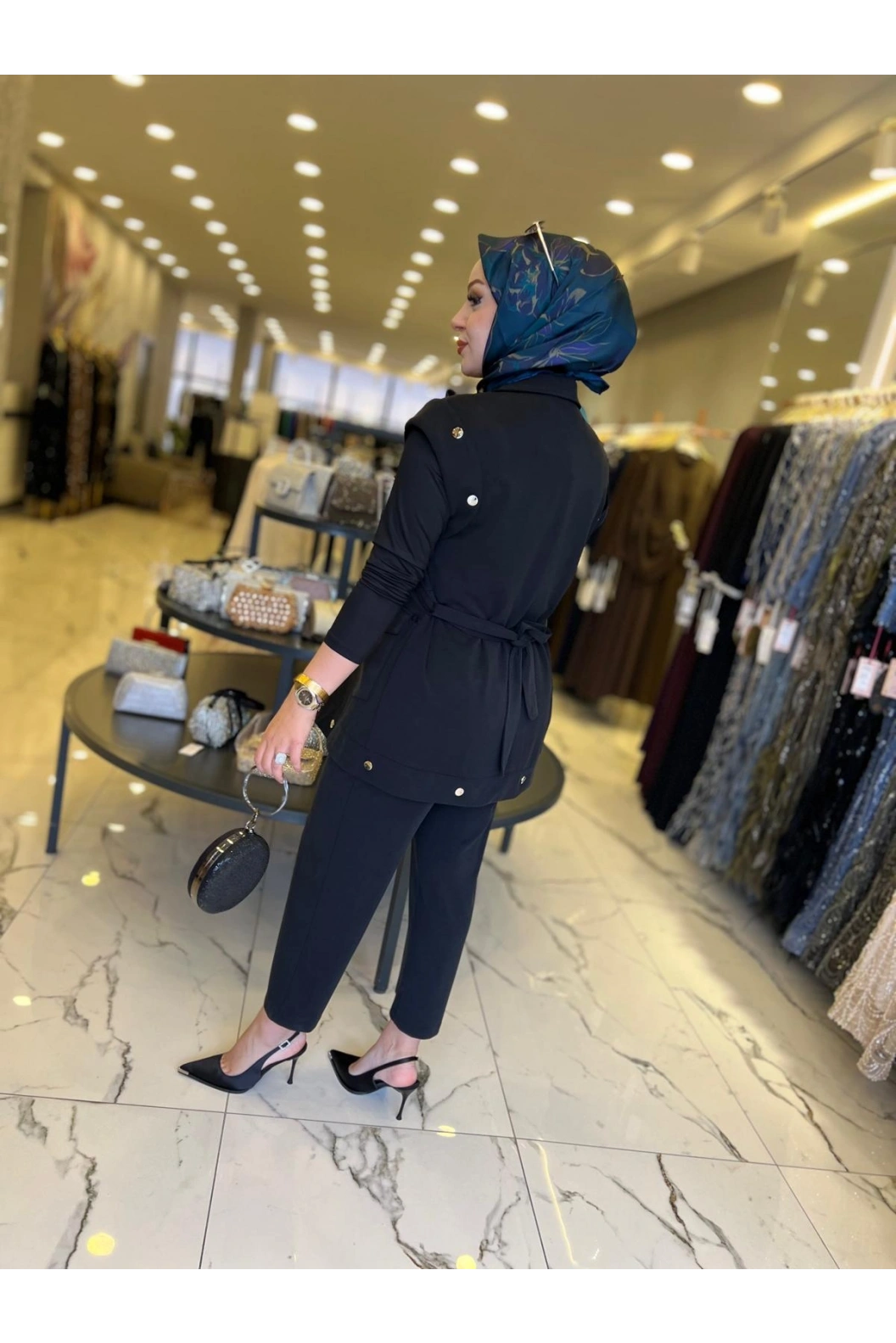 SOLİS-YELEKLİ TAKIM SİYAH