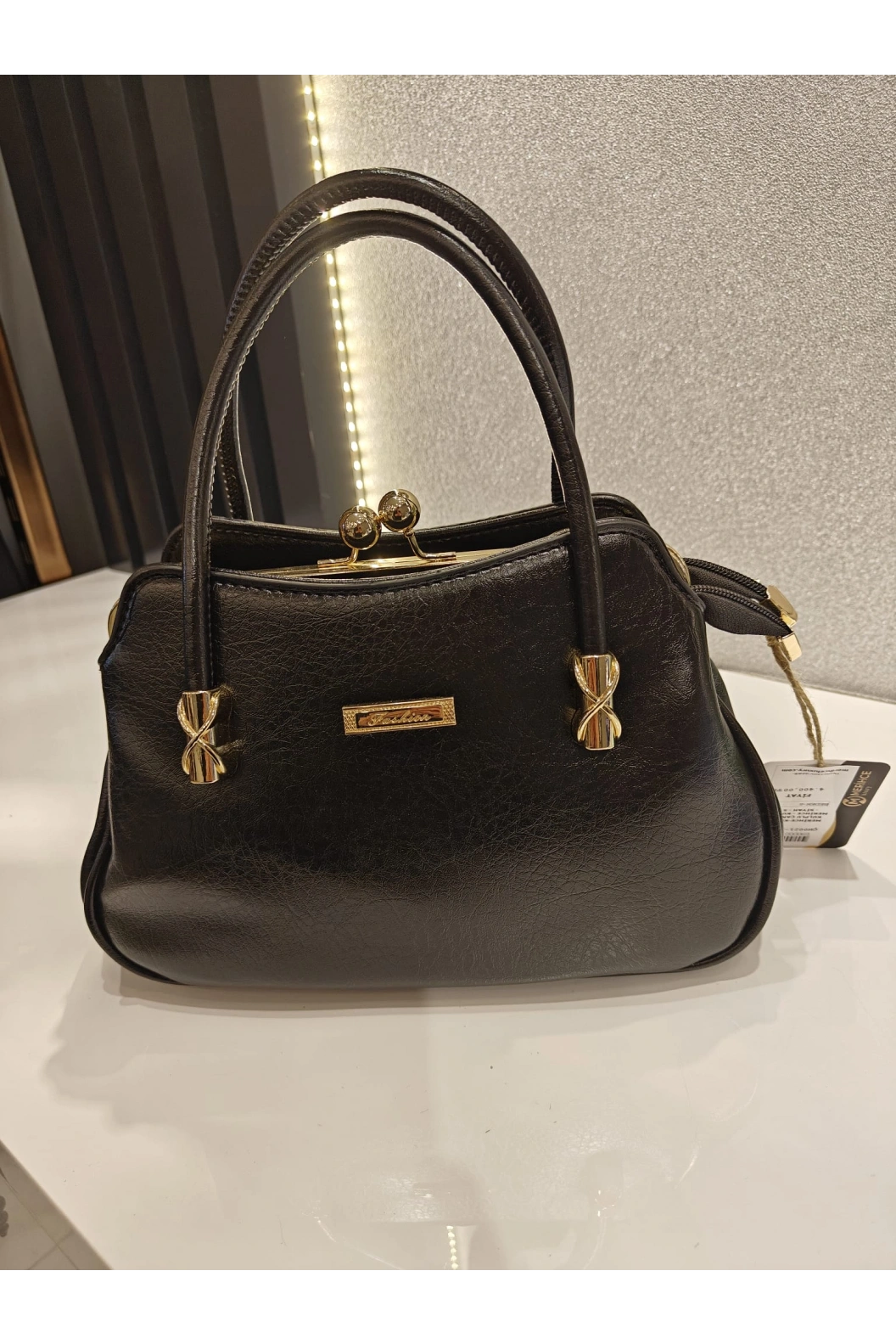 MERİHCE-KLİPSİ KULPLU ÇANTA SİYAH