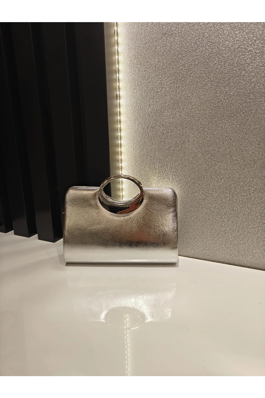 MERİHCE-KULPLU KLAS BAYAN ÇANTA GRİ