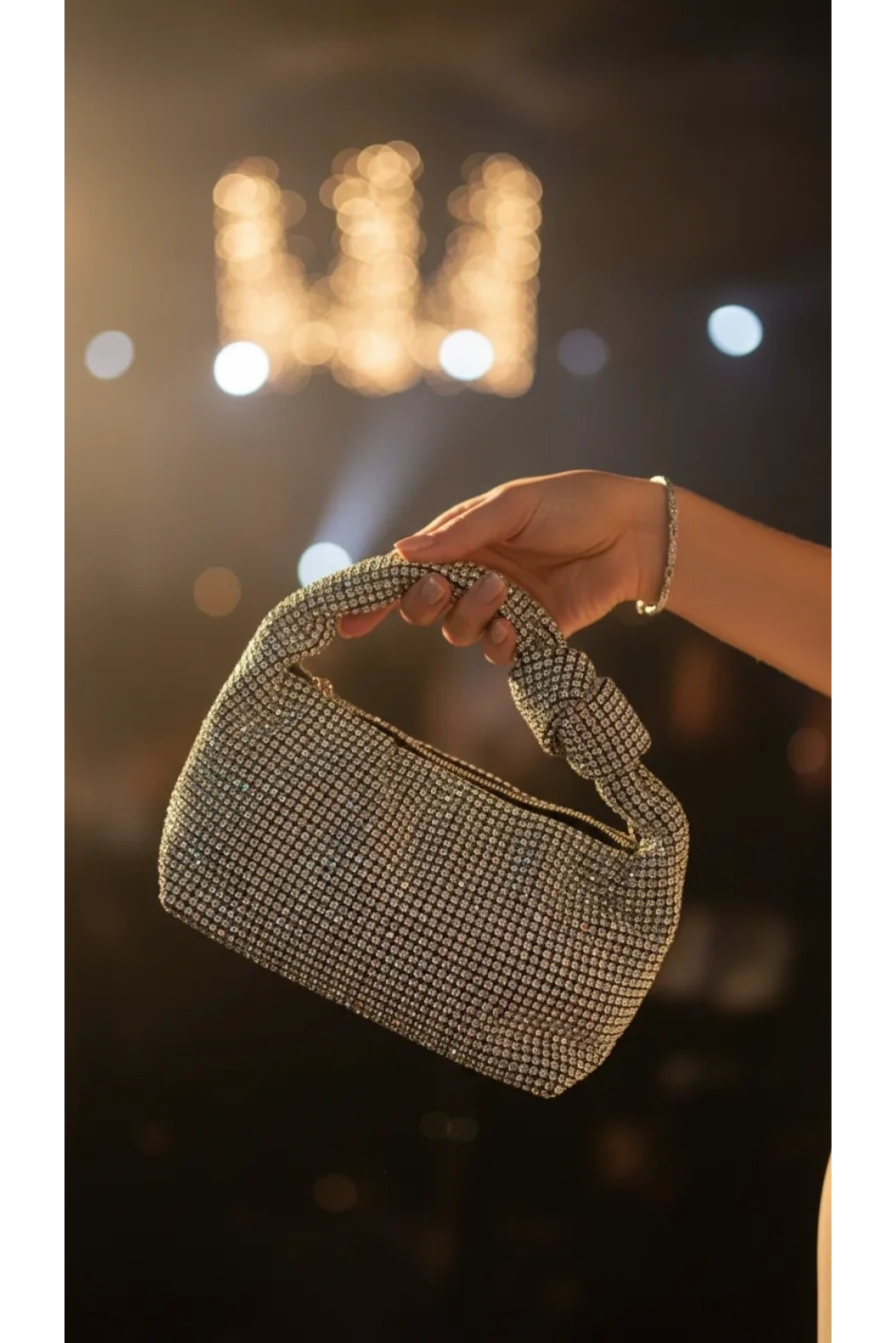 MERİHCE-DÜĞÜMLÜ ÇANTA GÜMÜŞ