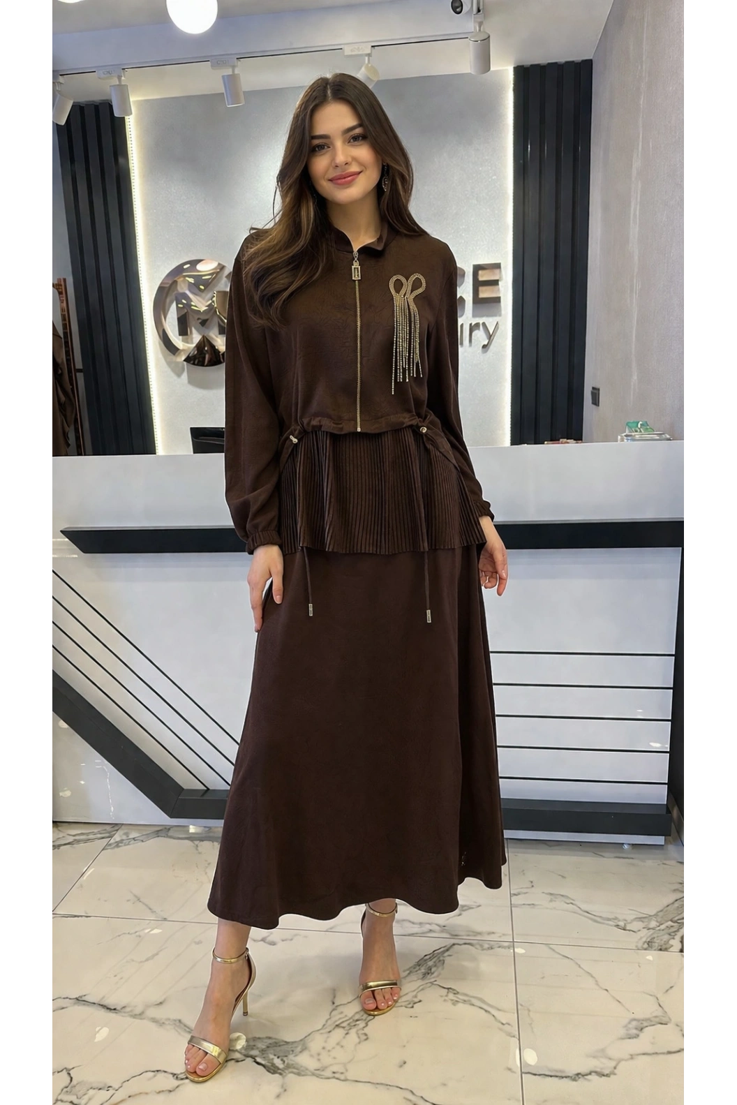 MATEKS-SATEN ETEKLİ TAKIM KAHVE