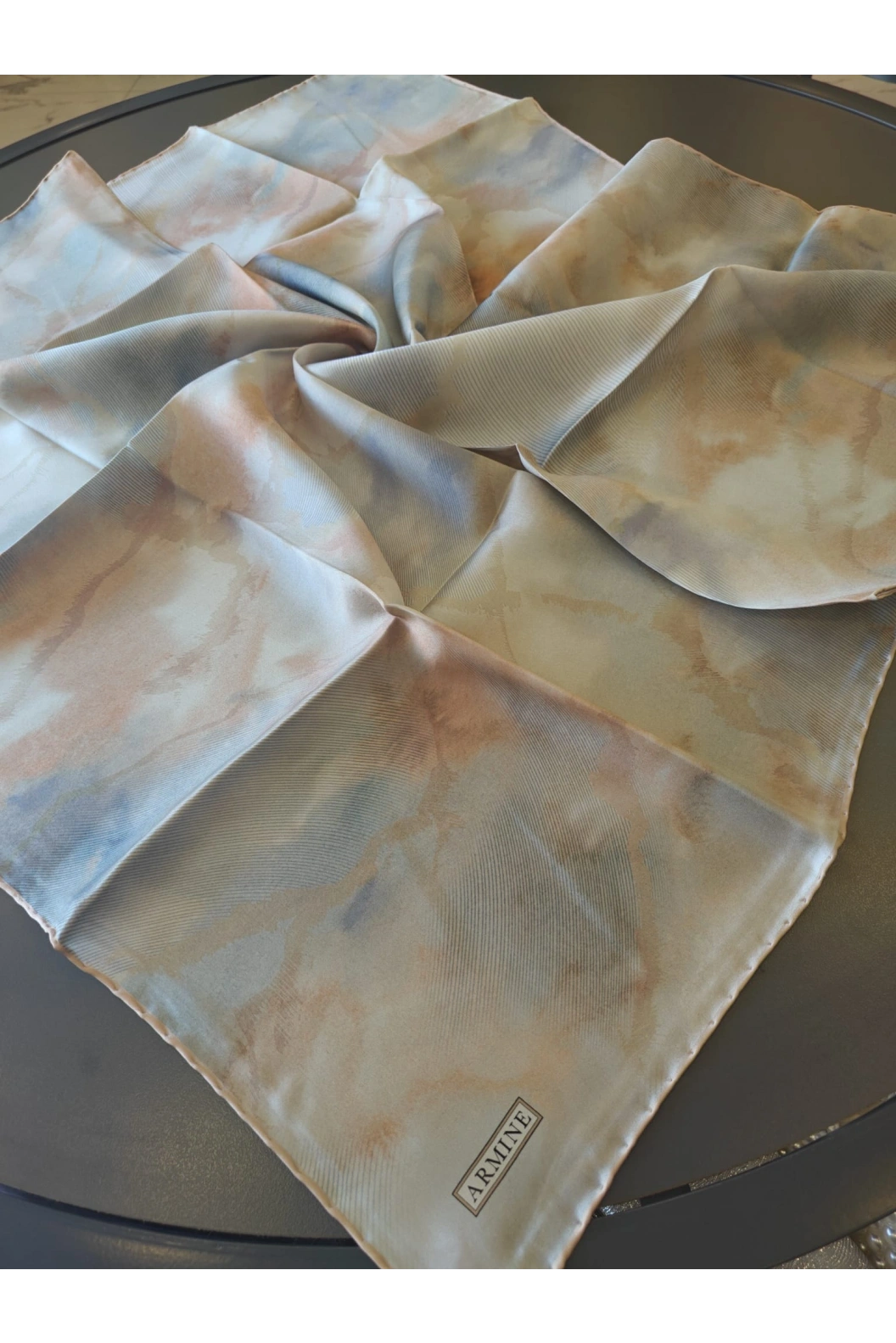 ARMİNE-% 100 İPEK EŞARP KEMİK