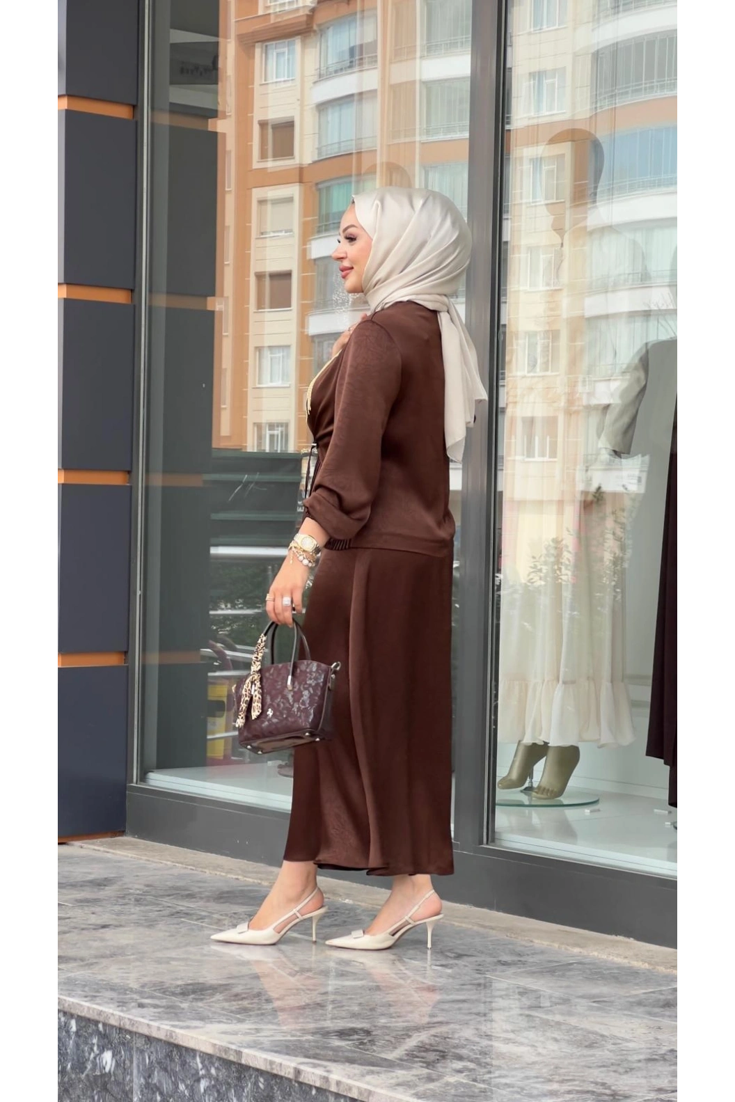 MATEKS-SATEN ETEKLİ TAKIM KAHVE