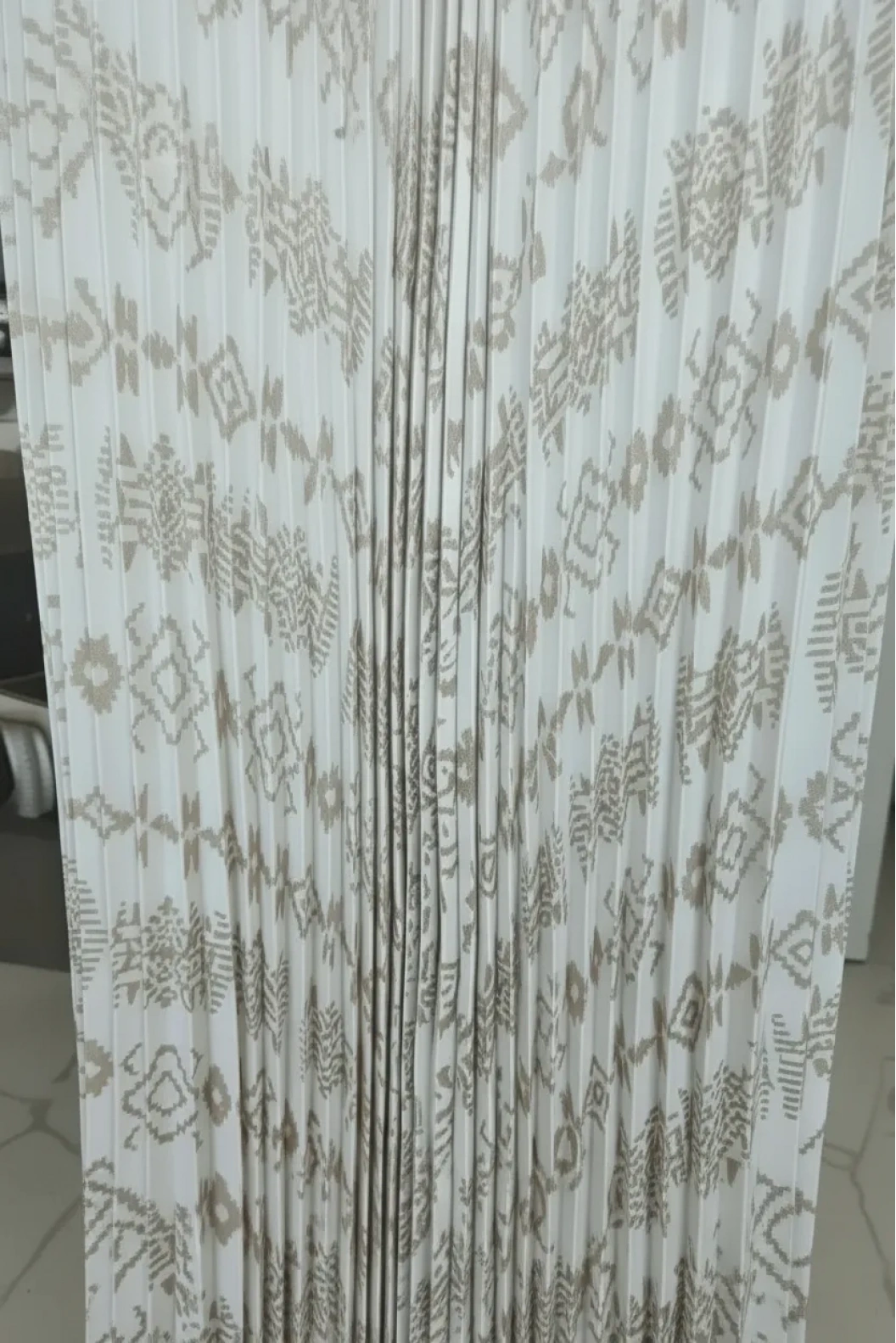 BOEL-PİLİSELİ ETEK EKRU